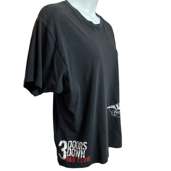 Three 3 Doors Down Fan Club Anvil Tee Shirt Band Size XL - Picture 3 of 12